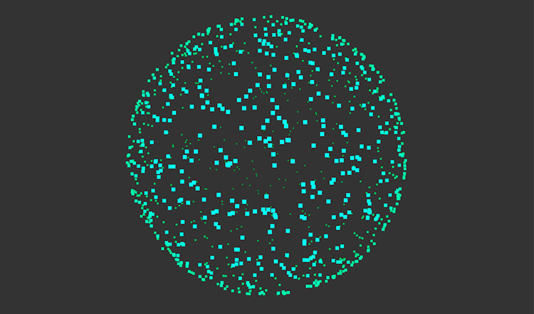 Random sphere example